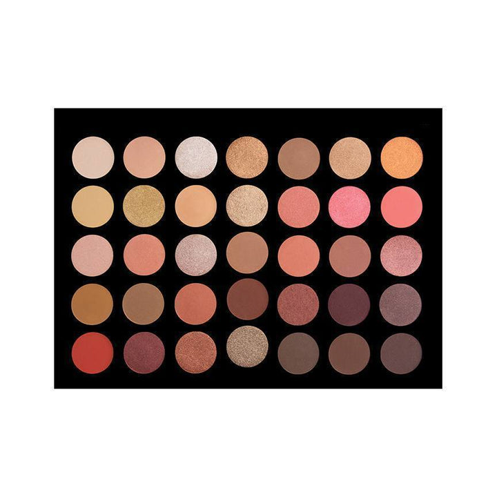 35 Colour Rose Gold Eye Shadow Palette - Crownbrush