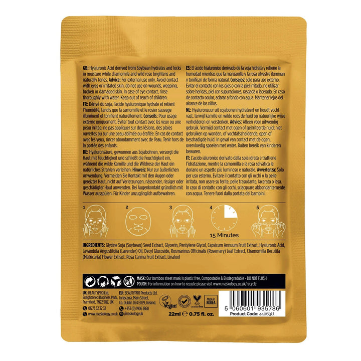 Maskology - HYALURONIC ACID Professional Sheet Mask