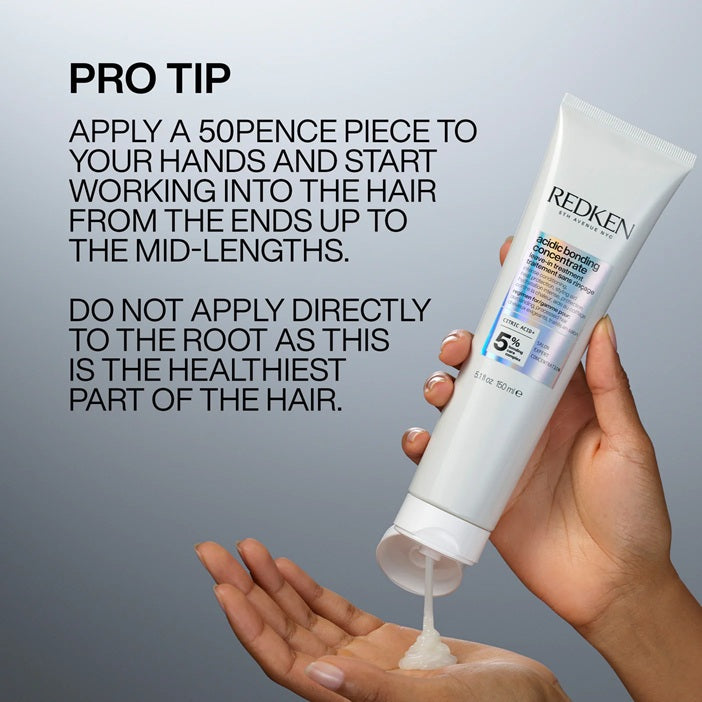 Pro tip: apply a 50p-sized amount of Redken ABC Leave-In from ends to mid-lengths