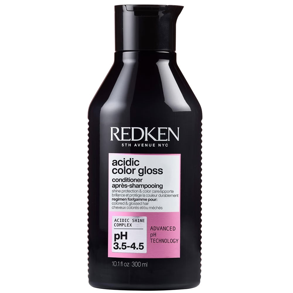 Redken Acidic Colour Gloss Conditioner 300ml black bottle for colour-treated hair