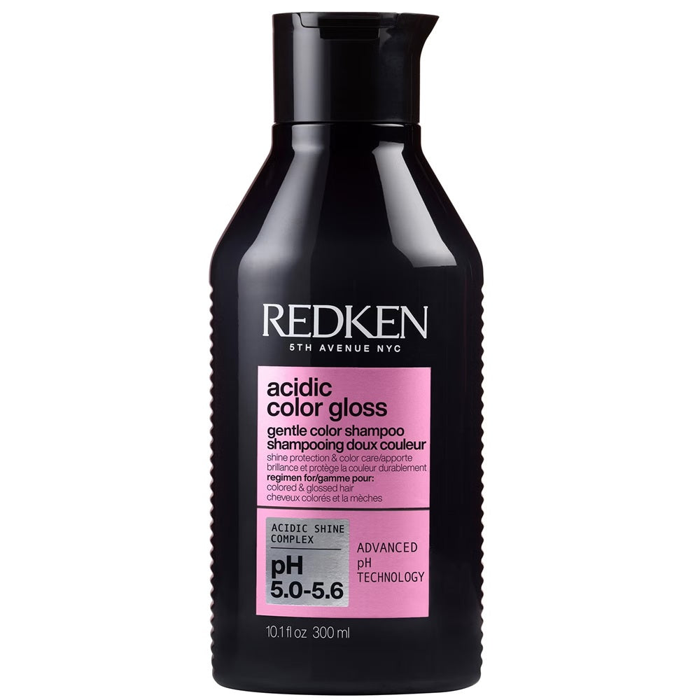 Redken Acidic Colour Gloss Shampoo 300ml black bottle for colour-treated hair