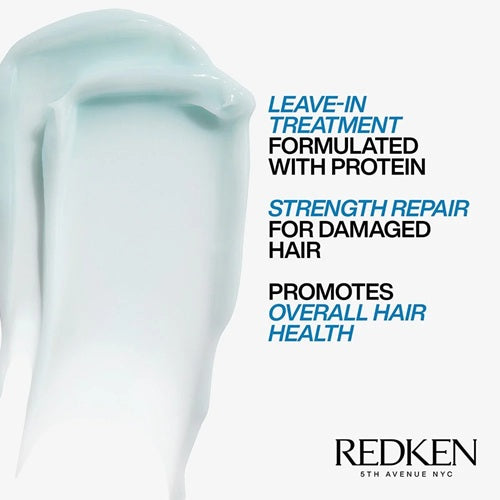 Swatch of Redken Extreme protein treatment for damaged hair