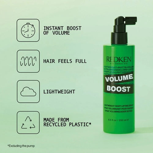 Redken Volume Boost: instant volume, full-feeling hair, lightweight